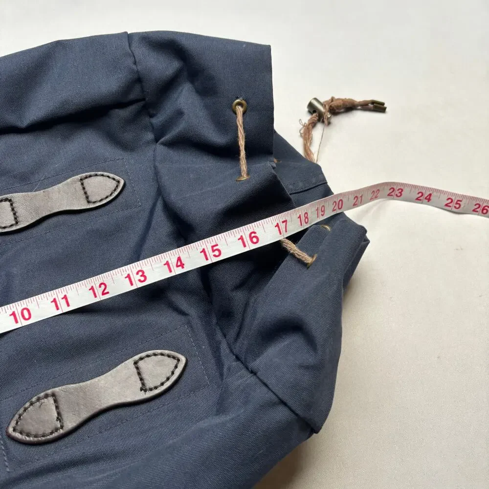 Filson Daypack Drawstring Backpack Navy Rugged Hiker Camping Bag Gorpcore